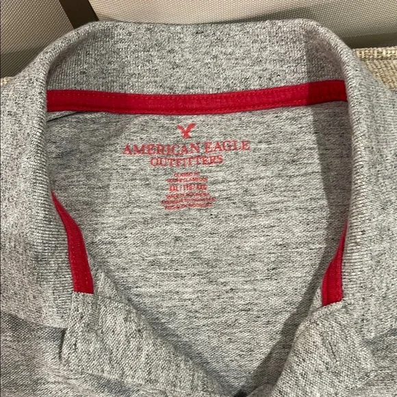American Eagle Polo Shirt with Red Logo - Picture 2 of 6